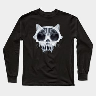 Skeleton of a cat in x-rays. Long Sleeve T-Shirt